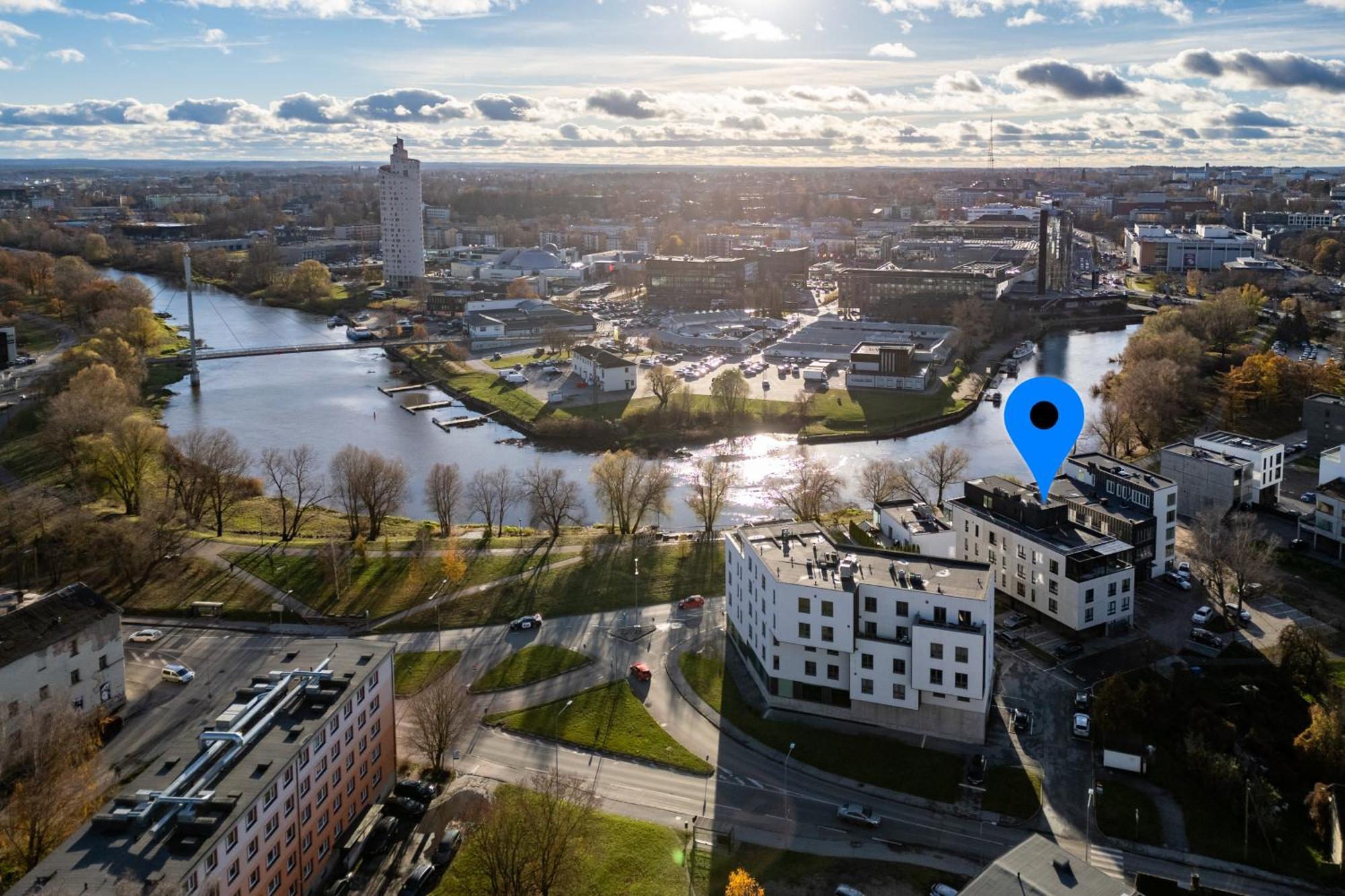 Fortune Apartments - River View, Contactless ตาร์ตู ภายนอก รูปภาพ